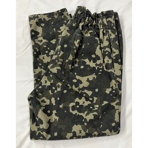 Anthropologie Amadi Floral Camouflage Print Pants XS‎ Casual Military Cotton